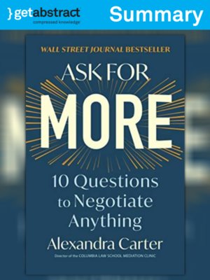 cover image of Ask for More (Summary)